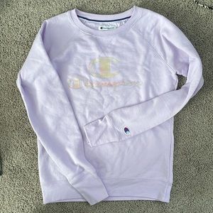 💜 Champion 💜 crew neck sweatshirt size S